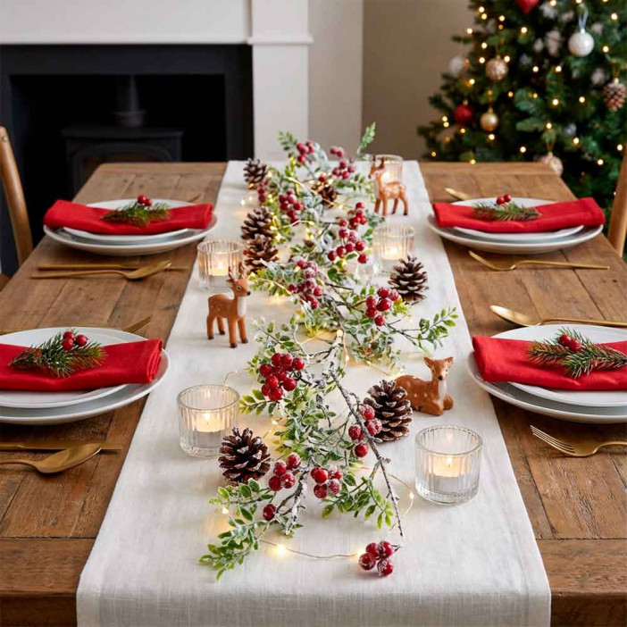 Ветка декор новогодний Н-105см