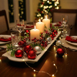 Ветка декор новогодний Н-105см