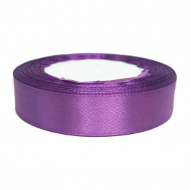 Лента атласная фиолетовая размер 2см*23м