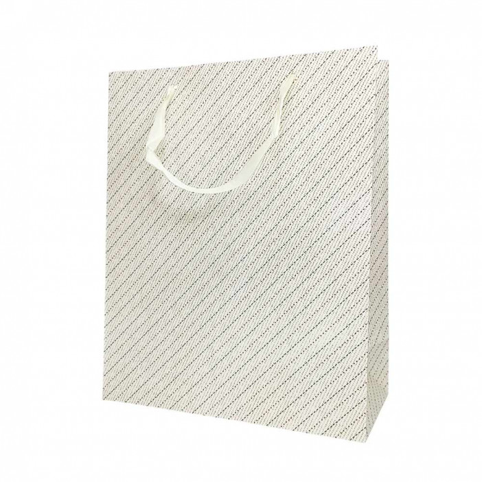 Пакет ЛЮКС Косая полоска размер 26*32*12см