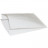 Пакет бумажный белый с ламинацией с плоским дном 40г/м2 размер 28,5*14,5*9см уп 10шт