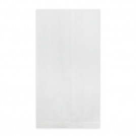 Пакет бумажный белый с ламинацией с плоским дном 40г/м2 размер 28,5*14,5*9см уп 10шт