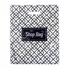 Пакет с вырубной ручкой Графика 40*50см 40мкм 50шт