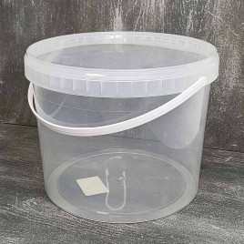 Ведерко 11,3л с крышкой контрольный замок