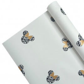 Пленка в рулоне матовая Мини Маус белая размер 58см*10м 60мкм