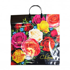 Пакет с пластмассовыми ручками 40*44см Charm 10шт