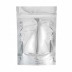 Дой-пак серебро с прозрачной стенкой c замком zip-lock 135*200+(35+35) уп 10шт
