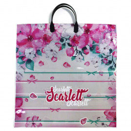 Пакет с пластмассовыми ручками 40*44см Scarlett 10шт