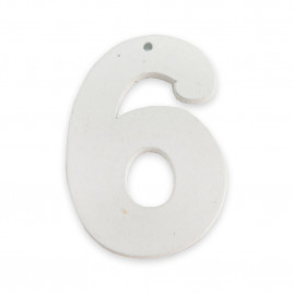 Декор из дерева Цифры 4*2,5см