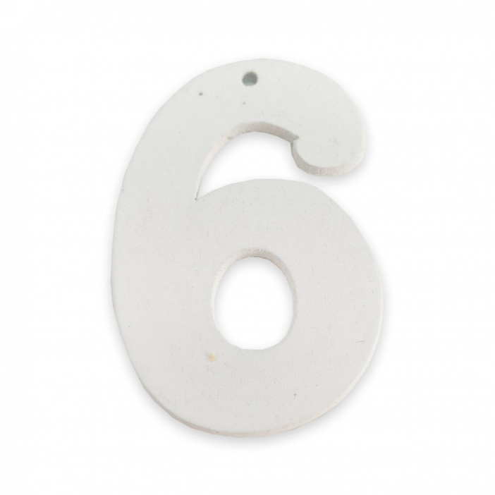 Декор из дерева Цифры 4*2,5см