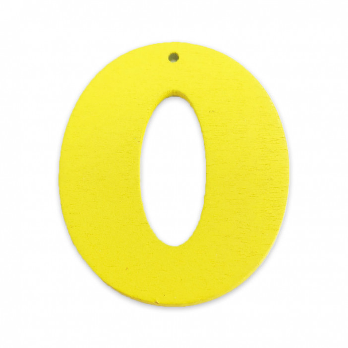 Декор из дерева Цифры 4*2,5см