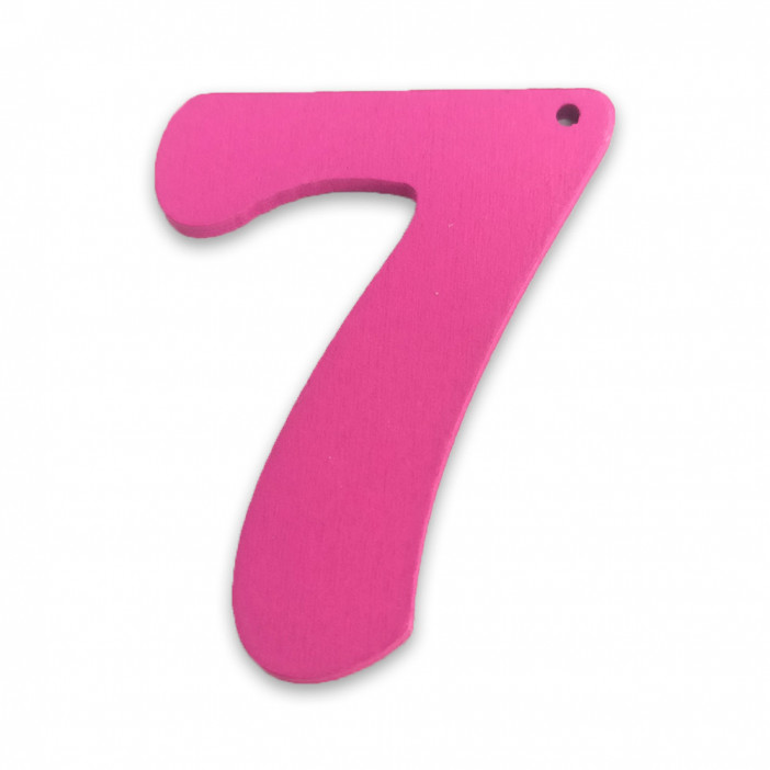 Декор из дерева Цифры 4*2,5см