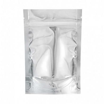 Дой-пак серебро с замком zip-lock размер 210*330+(40+40) уп 10шт