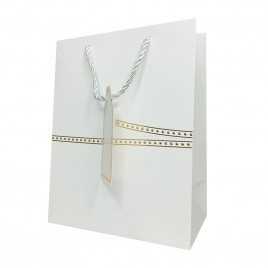 Пакет ЛЮКС Золотой ремешок размер 26*32*12см