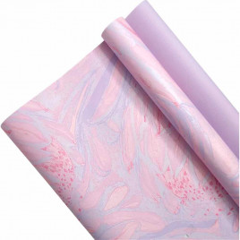 Пленка в рулоне матовая Протея лавандовая размер 58см*10м 65мкм