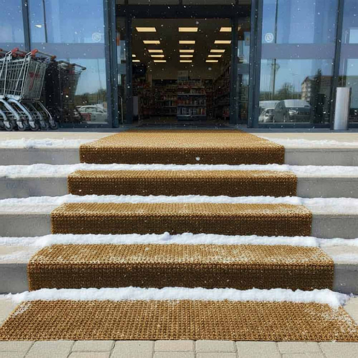 Дорожка щетина на ПВХ основе 0,9*15м золото