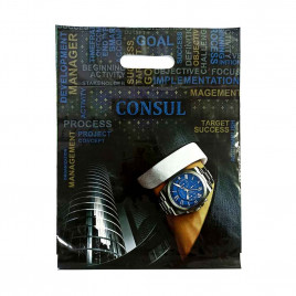 Пакет с вырубной ручкой Консул 31*40см 60мкм 50шт