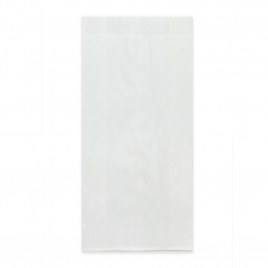 Пакет бумажный белый с плоским дном 40г/м2 размер 20,5*9*4см уп 10шт