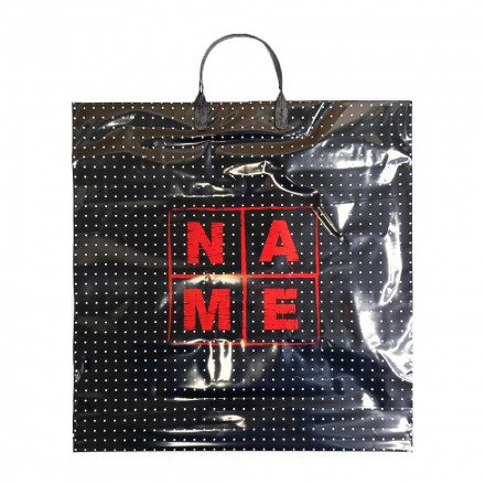 Пакет с пластмассовыми ручками Name