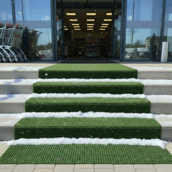 Дорожка щетина на ПВХ основе 0,9*15м моховая