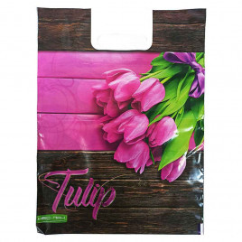 Пакет с вырубной ручкой Свидание 31*40см 60мкм 50шт