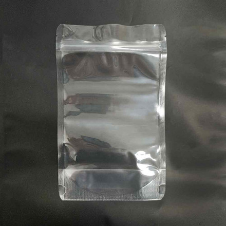 Дой-пак прозрачный глянцевый с замком zip-lock размер 135*225+(40+40) уп 10шт