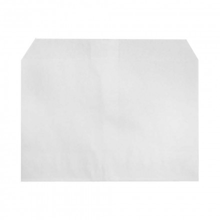 Пакет бумажный белый ВПМ 40г/м2 с плоским дном размер 18*18*8,5см уп 10шт