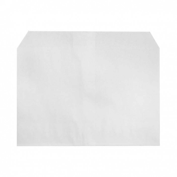 Пакет бумажный белый ВПМ 40г/м2 с плоским дном размер 18*18*8,5см уп 10шт