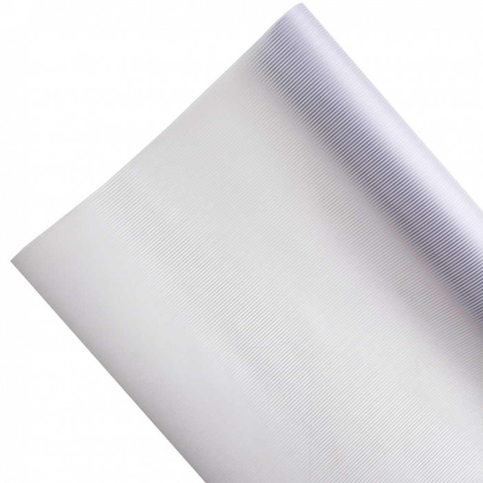 Пленка в рулоне матовая Нежные полосы пастельно-сиреневая размер 58см*10м 50мкм