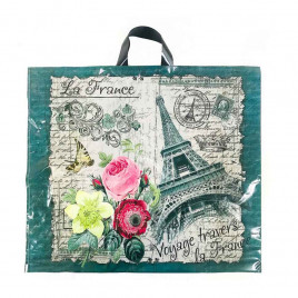 Пакет с петлевой ручкой Париж 60*50см 70мкм 25шт