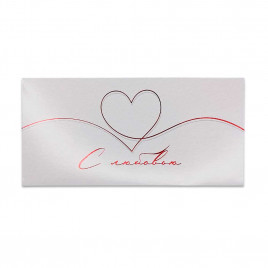 Конверт для денег С любовью 8*16,5см арт 79532