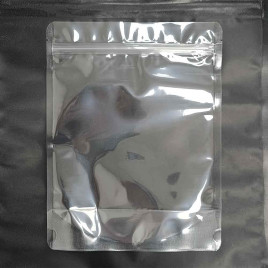 Дой-пак прозрачный глянцевый с замком zip-lock размер 200*260+(45+45) уп 10шт