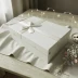Коробка прямоугольная Звезды бежевая размер 33,5*25*12см  