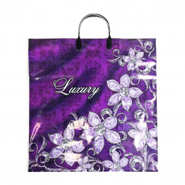 Пакет с пластмассовыми ручками 40*44см Люкс 10шт