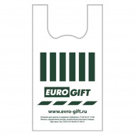 Пакеты майка ПНД Euro Gift 30*54см 30мкм белая 100шт