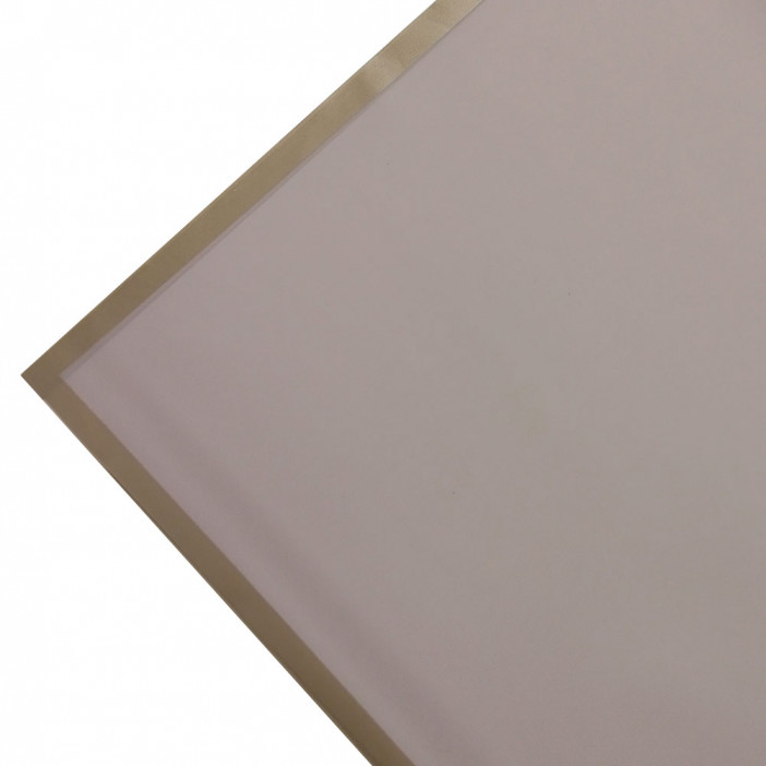 Пленка матовая с золотой каймой пудровая размер 58*58см