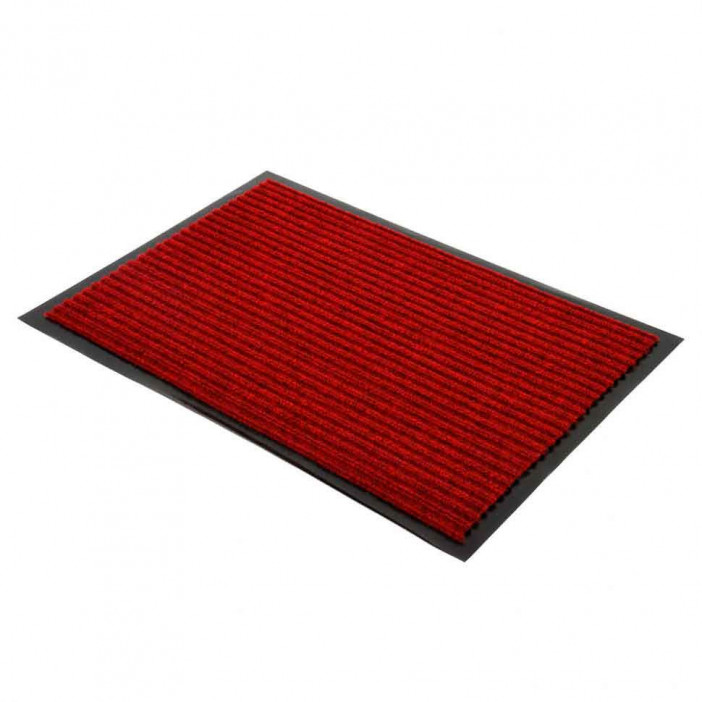 Коврик влаговпитывающий ребристый Стандарт 60*90см красный