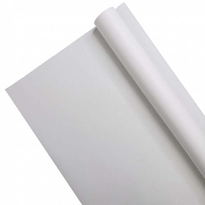 Пленка в рулоне матовая белая размер 60см*10м