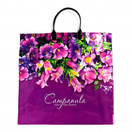 Пакет с пластмассовыми ручками 36*40см Campanula 10шт
