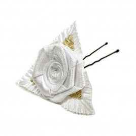 Шпилька для волос Роза размер 4см