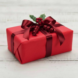 Бумага жатая однотонная красная размер 70см*5м