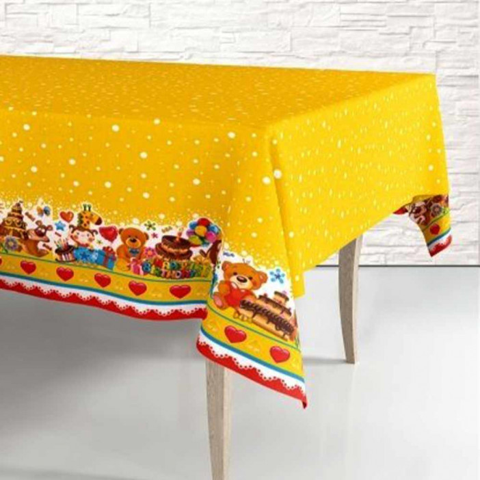 Скатерть одноразовая 120*220см Сладкоежка