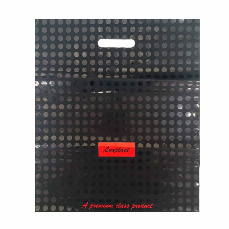 Пакет с вырубной ручкой Горох 40*47см 95мкм 25шт