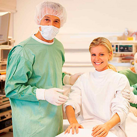 Перчатки латексные Santex Anatomic PF неопудренные 50 пар S