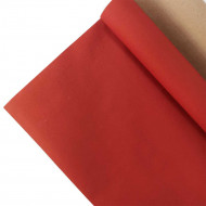 Бумага крафт в рулоне красная размер 60см*9м