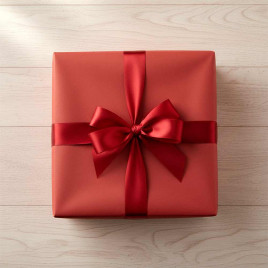 Бумага крафт в рулоне красная размер 60см*9м