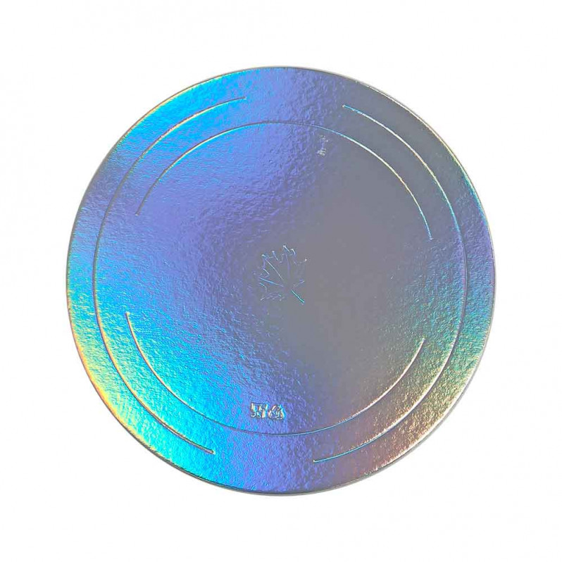 Подложка для торта усиленная серебро/перламутр d-30см 3,5мм