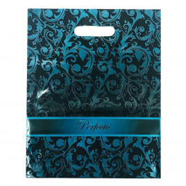 Пакет с вырубной ручкой Perfecto ультрамарин 30*37см 95мкм 50шт